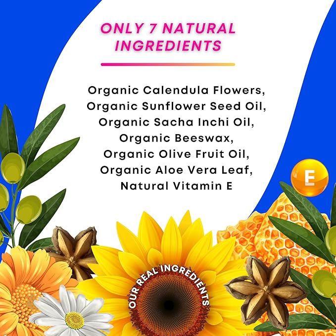 Peruvian Gold | All Purpose Healing Balm | Scars, Eczema, Facial Moisturizer Cream, Dry Skin, Hair, Sun Burns | All Organic Fair Trade Ingredients (2 Fl Oz) 2 Ounces Sustainably sourced ingredients