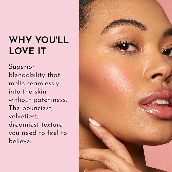 LAWLESS Women's Pinch My Cheeks Soft-Blur Cream Blush, Rosebud, Pink, 0.18 Ounce