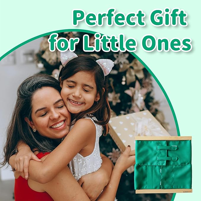 MONTESSORI OUTLET Velcro Frame | Practical Life Material for Toddlers & Preschoolers | Learn to Velcro Clothes, Develop Fine Motor Skills & Independence (Ages 3-6)