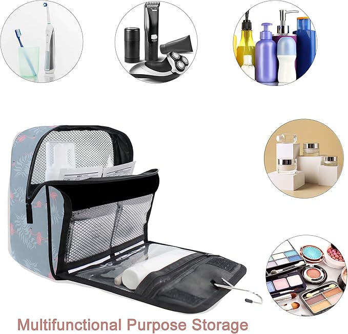 senya Hanging Travel Toiletry Bag Kit Makeup Case Cosmetics Organizer for Men Women