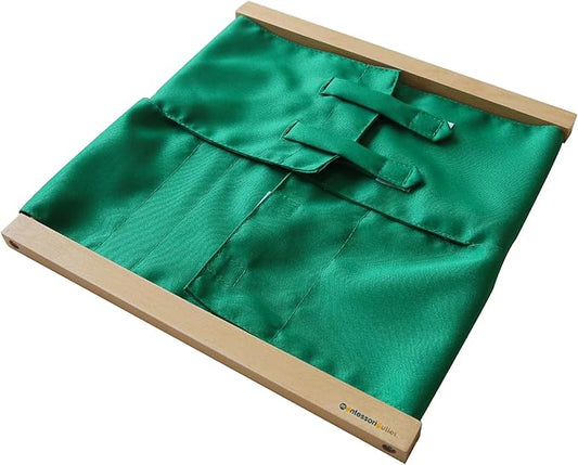 MONTESSORI OUTLET Velcro Frame | Practical Life Material for Toddlers & Preschoolers | Learn to Velcro Clothes, Develop Fine Motor Skills & Independence (Ages 3-6)