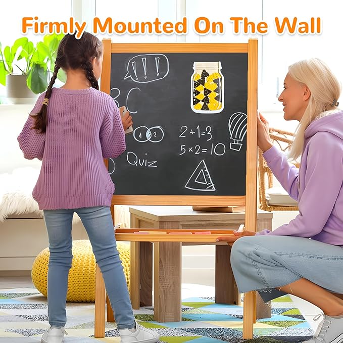 Reward Jar for Kids – Magnetic Wooden Behavior Chart and Incentive Jar with 25 Tokens, Stickers, Stand & Magnet – Positive Reinforcement Tool for Home, Toddlers or Classroom (Drop & Plop)