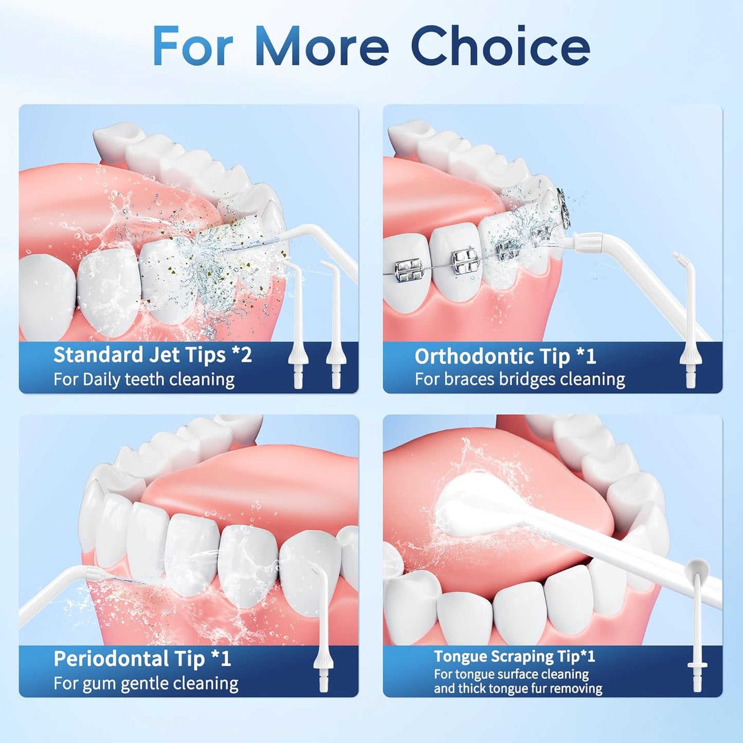 Cordless Water Flosser for Teeth Cleaning Pick, U-Shaped Flossing Head for 360° Deep Clean, 5 Modes & 9 Jet Tips, IPX7 Waterproof, Rechargeable & Portable Oral Irrigator for Travel, 350ML Large Tank