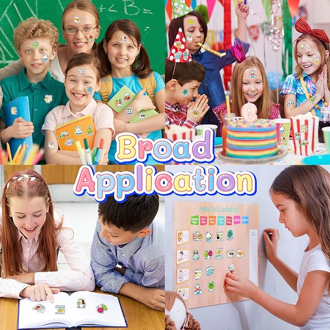 900PCS Funny Punny Reward Stickers for Kids Motivational Stickers Inspiration Positive Accents Teacher Supplies Stickers for Classroom Cute Cartoon Incentive Labels School Stickers for Students Chart