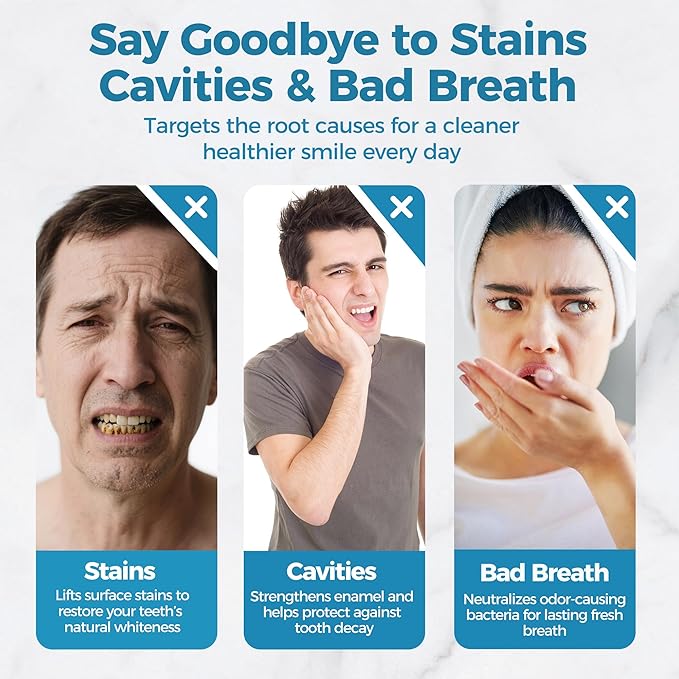 Hydroxyapatite Toothpaste, ICY Melon Mint, Enamel Protection Formula, Tooth Strengthening, Fresh Breath, Daily Use for Oral Health 4.23 OZ