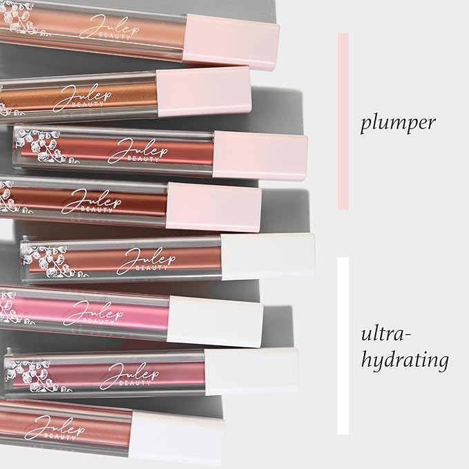 Julep So Plush Hydrating Lip Gloss – High-Shine, Non-Sticky Lip Color - Vitamin E for Soothing & Repair – Cruelty-Free, Moisturizing Gloss – In The Clear