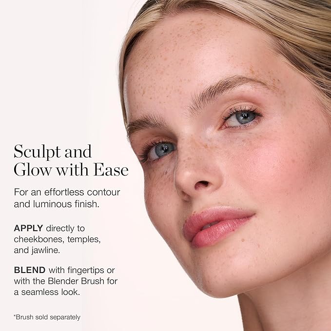 Ogee Lush Sunset - Topaz Face Stick & Freesia Lip Gloss Duo - Limited Edition Holiday Makeup Gift Set - Certified Organic & Skincare-Infused