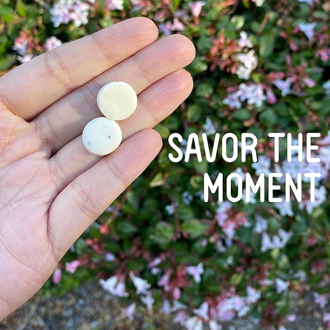 VerMints Organic Breath Mints PepperMint Candy Mints - Real Ingredients, Lasting Refresh - Travel Size Candies - Non-GMO, Vegan, Nut Free, Gluten Free & Kosher Peppermints - 100 Packets