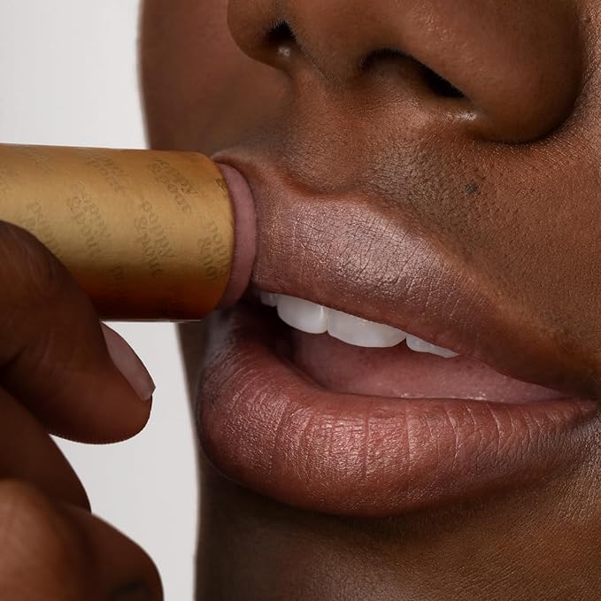 Poppy & Pout All Natural Lip Tint, Cardboard Tube, Hand-Filled, Beeswax, Vitamin E, Coconut Oil, Cruelty Free, All-Natural Shades (Beverly)