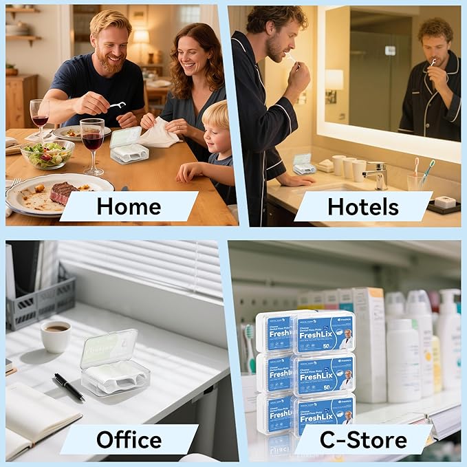 Dental Floss Picks 1000 Count Tooth Picks Flossers Gen 3 Toothpicks Sticks to Remove Plaque & Protect gingivae for Adults & Kids Teeth Cleaning