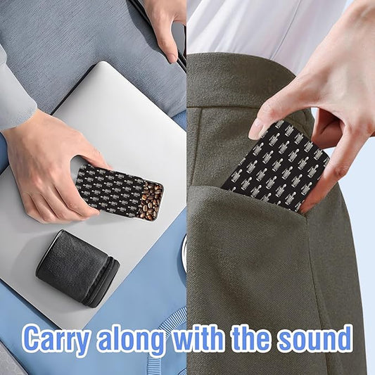 Portable Dental Floss Case, Refillable Cute Travel Floss Dispenser for Men & Women, Pocket Travel Floss Picks Case for Purse, Backpack, Bag Cute Skeleton Hands