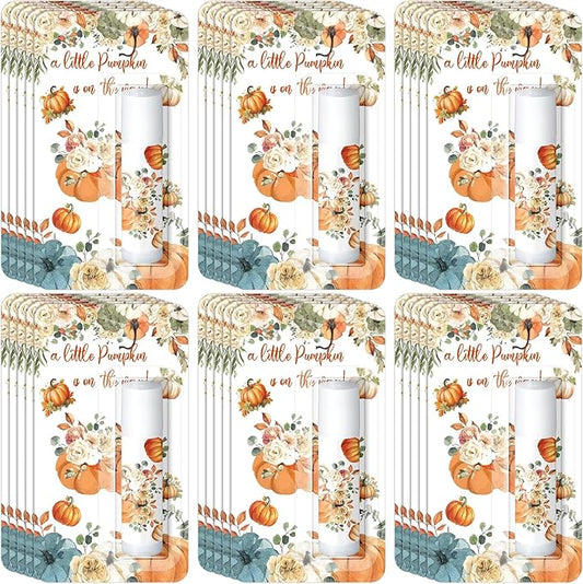30 Pack Fall Little Pumpkin Baby Shower Games Prizes Gifts Bulk Pumpkin Pie Scented Lip Balms Favors for Boys Girls Gender Reveal Decorations Halloween Autumn Thanksgiving Baby Shower Bags Stuffer