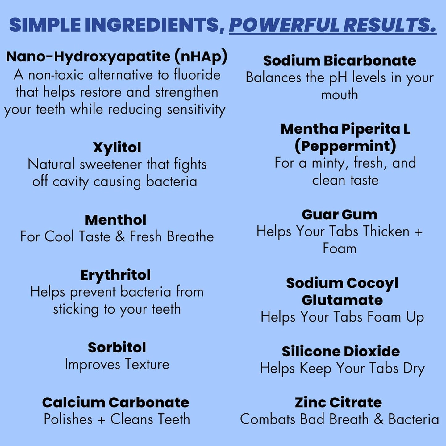 Vital Toothpaste Tabs with 7% Nano-Hydroxyapatite | Naturally Whitens + Remineralizes Teeth | Fluoride & Plastic Free | Combats Sensitivity | Travel & Eco Friendly | Fresh Mint | 248 Tablets (4 Month)