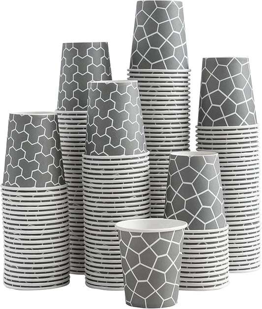 300 Pack 5 oz Paper Cups, Disposable Bathroom Cups Small Mouthwash Cups, Hot/Cold Beverage Drinking Mini Cup for Party, Picnics, Water, Snack