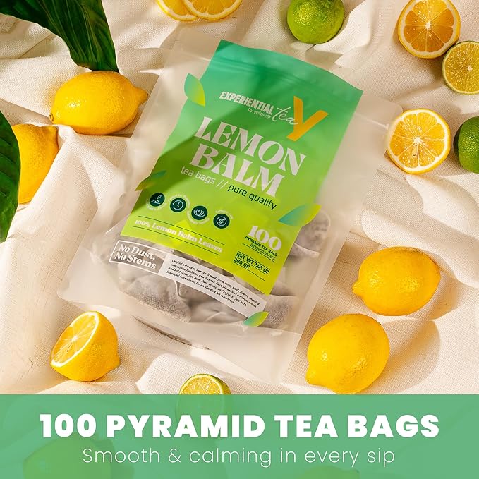 LEMON BALM, loose leaf 100 tea bags – THE HERBAL TREASURE OF ALBANIA