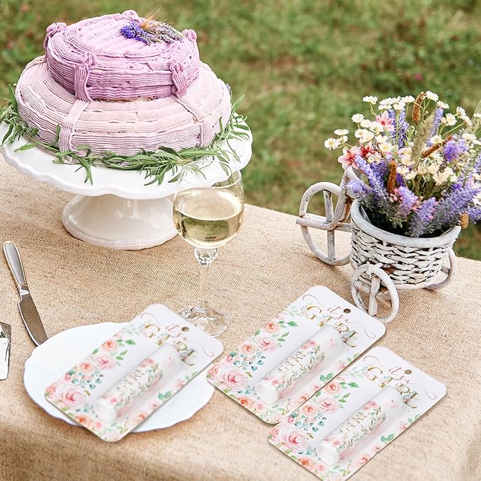 30 Pack It's a Girl Baby Shower Games Prizes Party Gifts Bulk Lip Balms Favors for Winners Adults Guests Gender Reveal Favors Decorations Baby Shower Souvenirs Gift Bags Stuffers