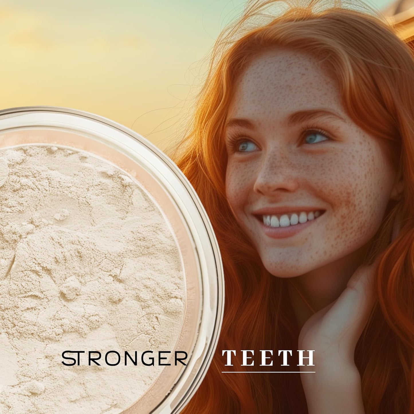 Vanman's - Tiny Cinna-Bone Tooth Powder - Fluoride-Free Remineralizing Tooth Powder with Baking Soda, Grassfed Cattle Bone, Cinnamon Oil, Sea Salt, Bentonite Clay for Teeth - 0.25 oz