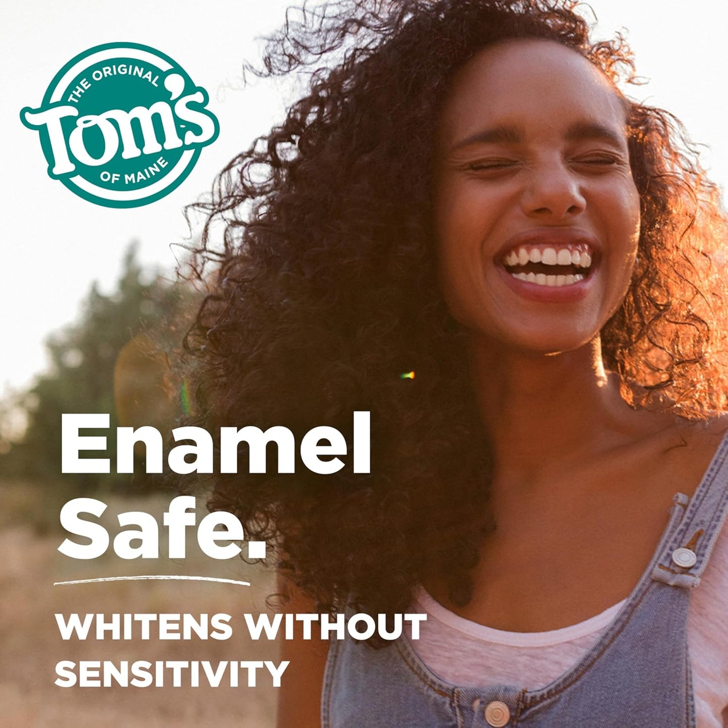 Tom’s of Maine Whiten Plus Coconut Oil Fluoride Free Toothpaste, Natural Whitening Toothpaste with Plant-Based Cleansers, Whitens Without Causing Sensitivity, Gentle Mint, 4.0 Oz (Pack of 3)