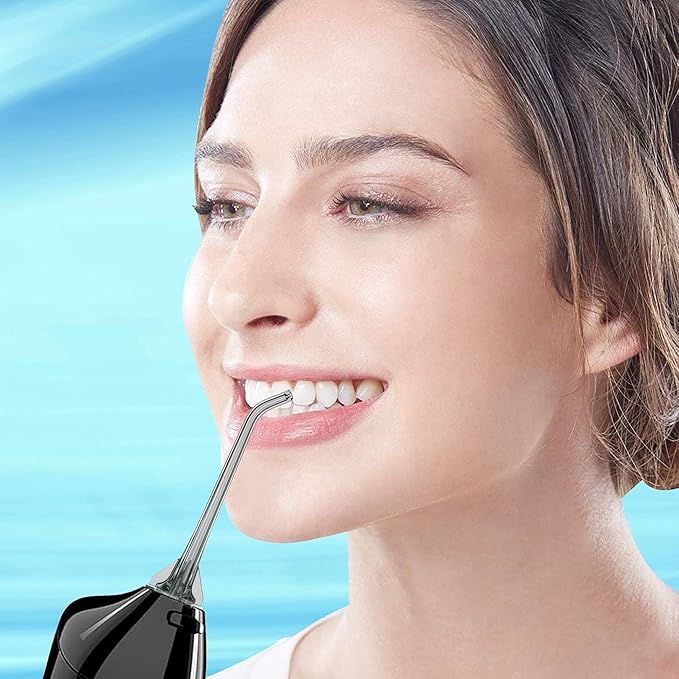 Replacement Heads for COSLUS Water Flosser, Water Flosser Replacement Tips Oral Irrigator Jet Tip Only Compatible COSLUS C20 (F5020E), E40 (WFP14), C31 (F5023), C50, and C51（Black）