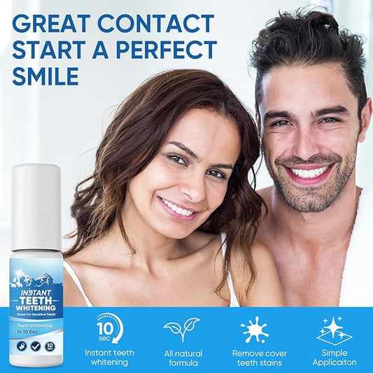 Tooth Paint, Teeth Whitening Paint, Instant White Tooth Paint, Tooth Polish Uptight White, Portable and Simple, Blue