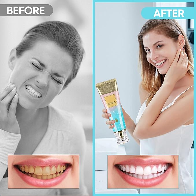 Niacinamide Whitening Toothpaste, Triple Action Whitening with Natural Gentle Care Deep Stains Radiant Smile Natural & Gentle Formula Fresh Breath (3)