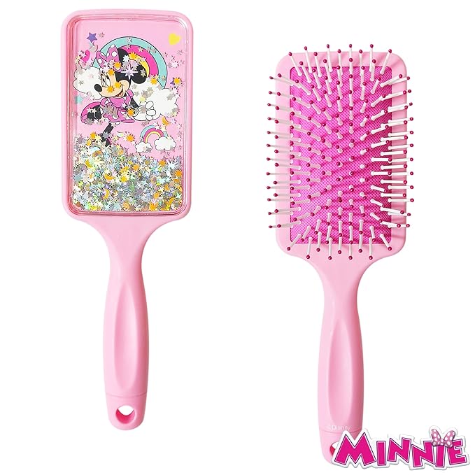 LUV HER Kids' Detangling Confetti Hair Brush - Fun Design with Disney Minnie - Gentle on Wet & Dry Hair - Ideal for Kids Ages 3+ - Makes Hair Care Enjoyable and Simple