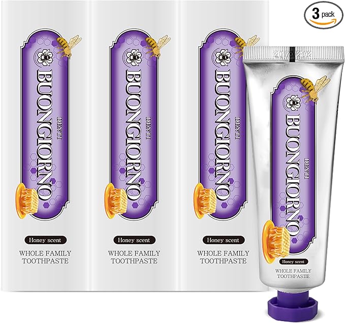 Gum Care Toothpaste (3 Pack, Honey Mint) – Natural Fluoride Korean Toothpaste for Gingivitis Treatment, Plaque Removal, Strengthens Enamel, Paraben & SLS Free (3.52fl oz / 100g)