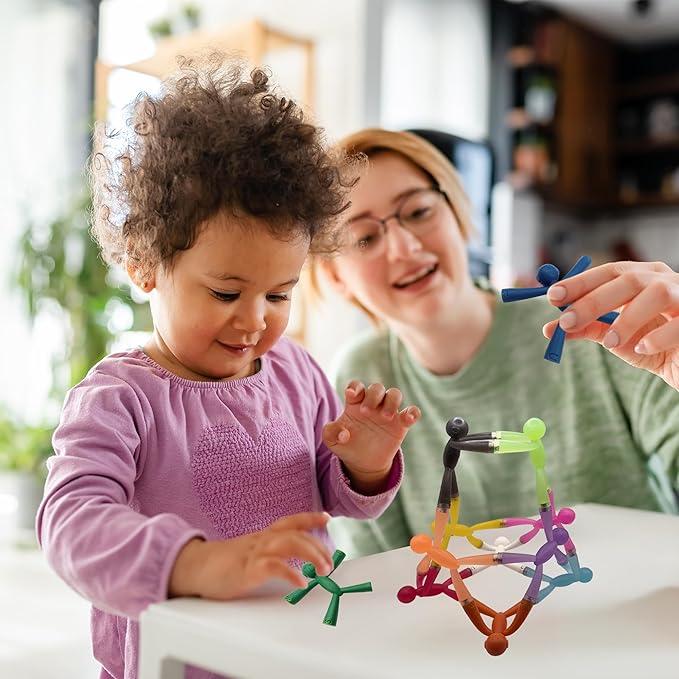 MAGMEN Strong X3 Magnets Enhanced Grip Fidget Toys 10-Pack | ADHD Autism Anxiety Relief | Sensory Desk Toys Kids & Adults | Travel Office Stress Relief | Ages 3+ Child Safety Certified. Opaque Colors