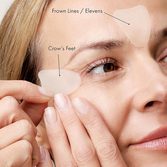 KPLUS K+ Wrinkle Patches for Forehead, Crow’s Feet & Smile Lines – Korean Overnight Patches with Hyaluronic Acid, Peptides & Adenosine (60 Count)