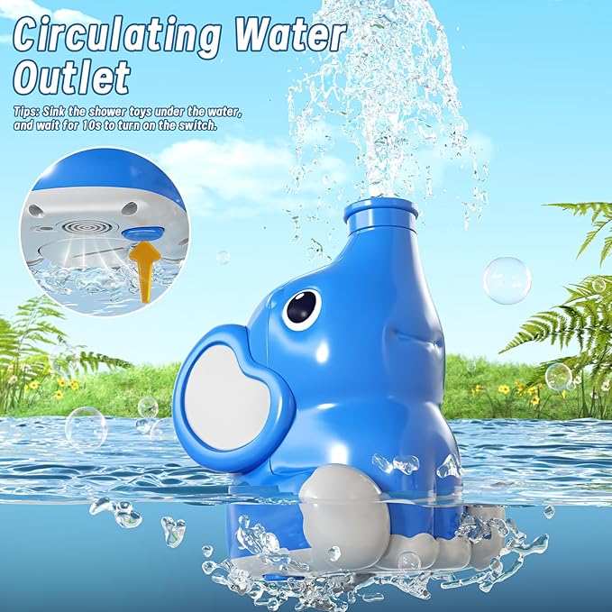 3-Tier Water Table with Pump for Toddlers Kids Ages 3-5 4-8, Outdoor Water and Sand Table Beach Toys, Toddler Activity Sensory Water Sand Table with Rain Showers Splash Pond for Kids Boys Girls