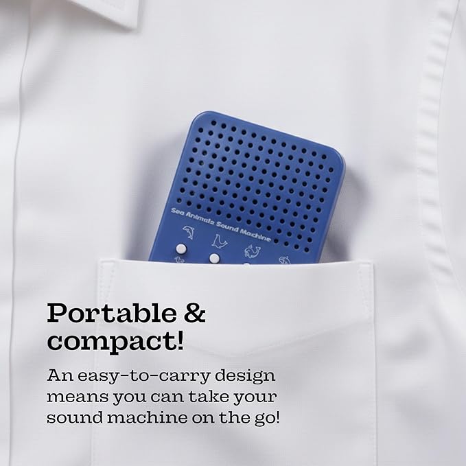 Sea Animal Noisemaker with 16 Sounds, Whale Sounds, Dolphins, Seals, Otters, Walrus Aquarium Electronic Sound Maker - Portable Ocean Themed Sound Effects Board For Kids, Birthday Noise Maker Toy Gift