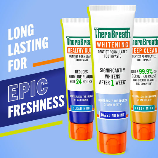 TheraBreath Toothpaste Whitening 2 Pack