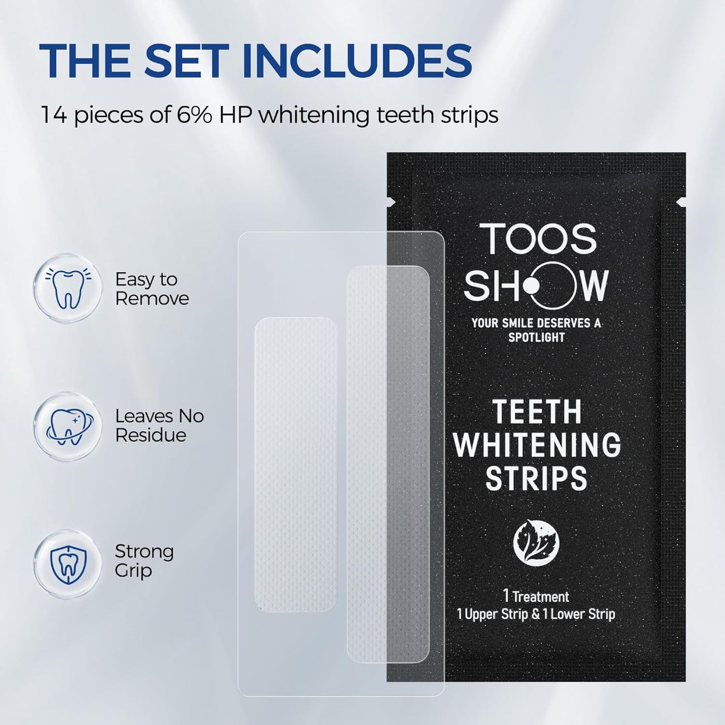 Teeth Whitening Kit for Sensitive Teeth,with 32X Waterproof LED Accelerator Light&4 Carbamide Peroxide Pen&14 Pcs Teeth Whitening Strips&1 Remineralization Pen,Tooth Whitener Professional Oral Care