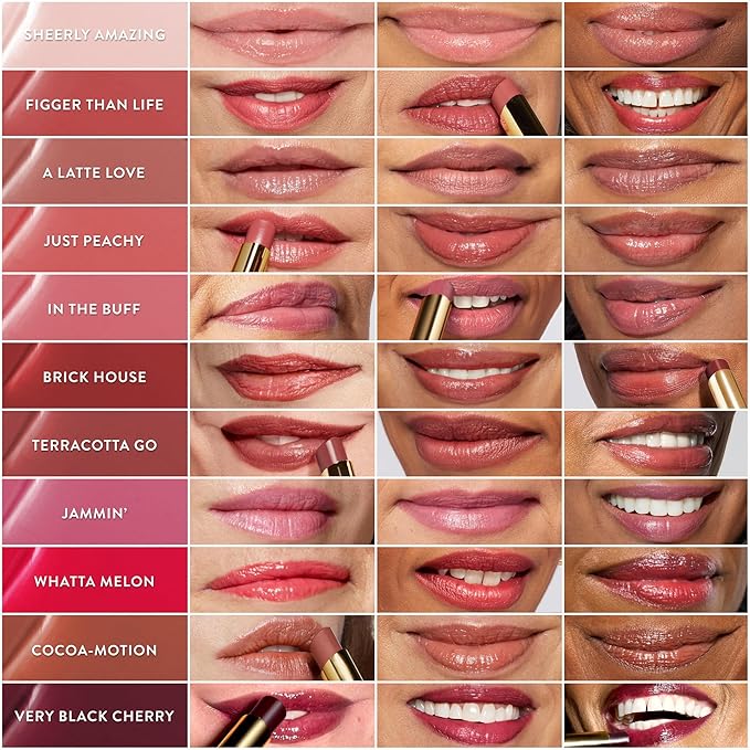 LAURA GELLER NEW YORK Jelly Balm Moisturizing Tinted Lip Color - Very Black Cherry - Hydrating Vitamin E - Semi-Shine Finish