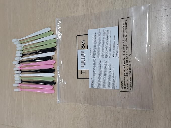 Patelai 16 Pieces Extra Soft Toothbrush Micro-Nano Toothbrush with 20000 Floss Bristles Manual Toothbrushes for Sensitive Teeth Pregnant Women Elderly Children, 2 Styles