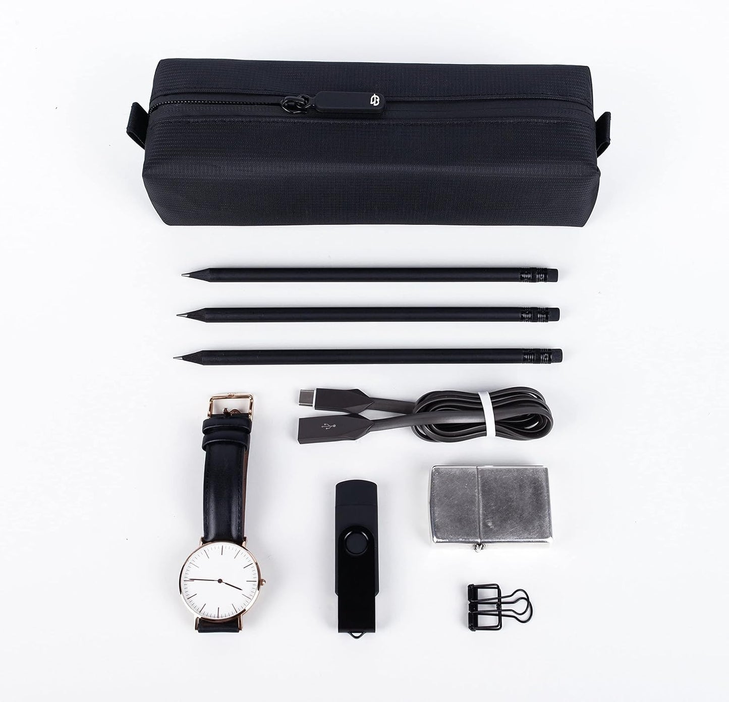 Comfyable Small Toiletry Bag for Men, Slim Mini Toothbrush Bag, Dopp Kit Bag