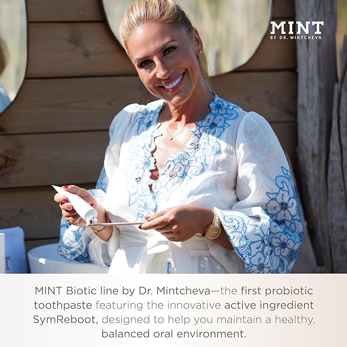 Mint Biotic Toothpaste (85ml) – Antibacterial Toothpaste with Maximum Cleaning Power – Fluoride-Free and Titanium Dioxide-Free – for Healthy & Well-Maintained Oral Hygiene