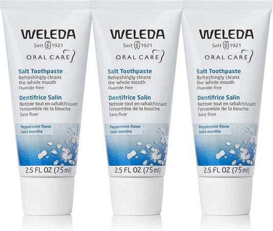 Weleda Natural Salt Toothpaste. 2.5 Fluid Ounce (Pack of 3)