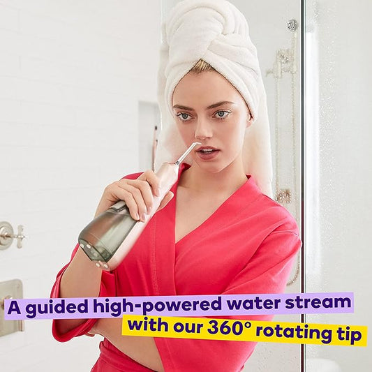 BURST Electric Water Flosser Replacement Tips (Perio/2 Pack) | for Fresh Breath & Healthy Gums | Plaque Removal Between Teeth, Braces & Dental Work