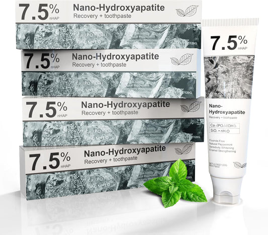 Hydroxyapatite Toothpaste for Advanced Enamel Protection, Gentle and Effective Formula, Fresh Breath, Deep Cleaning Care Toothpaste,Suitable for Sensitive Teeth (4)