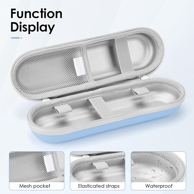 Yinke 2.0 Electric Toothbrush Case For Oral B/Oral-B Pro/Philips Sonicare/Aquasonic Toothbrush, Travel Electric Toothbrush Case