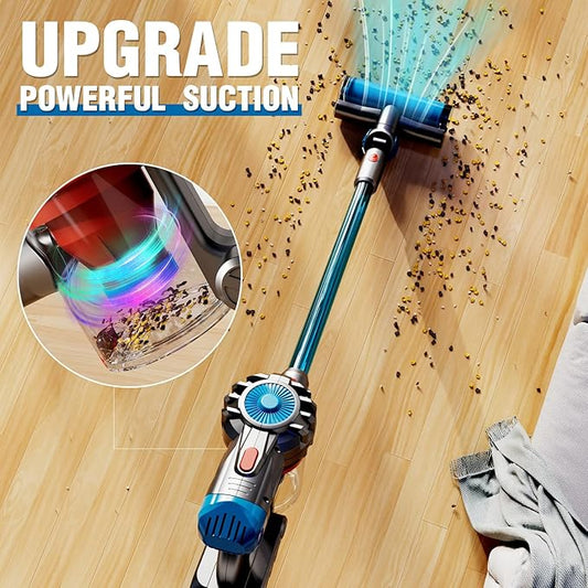 Kids Vacuum That Really Works, Toy Play Vacuum for Toddlers 3, Baby Vaccumm Cordless Cleaning Set Housekeeping Keeping Cleaner Girl Boys