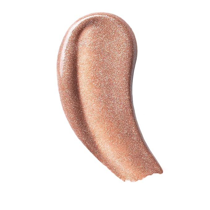 Ecco Bella Natural Lip Gloss – Non-Sticky Moisturizing Lip Shine for Women – Long Lasting Glossy Finish with Flower Cutins – Clean Vegan Formula – Lightweight & Hydrating - Neutral Beige Pink