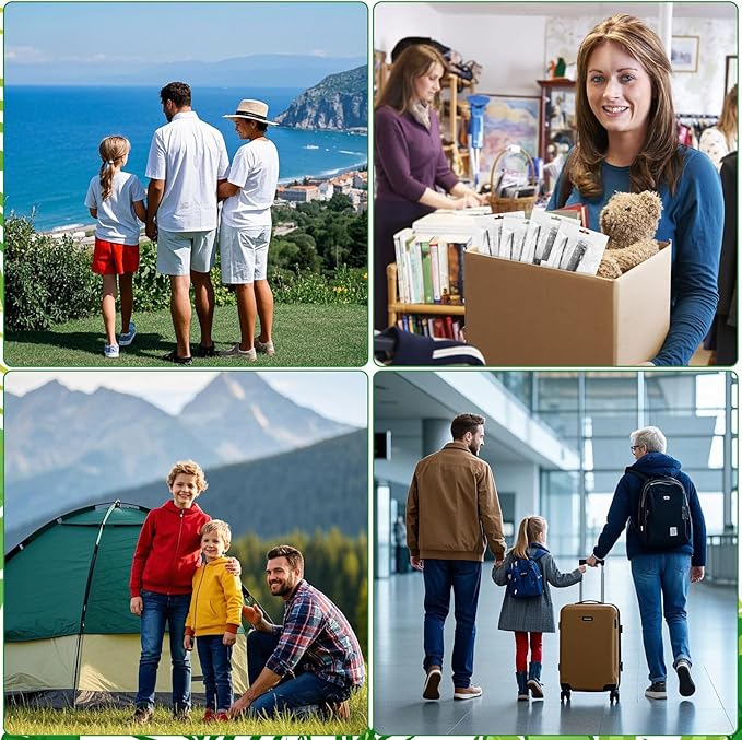 Toiletry Kits Disposable Travel Size Personal Hygiene Kits for Homeless Care Package Supplies in Bulk Toiletries Set Essential Women Men Hotel Guest Charity,Camping,Travel, Apartment 5 in 1(40 Pack)