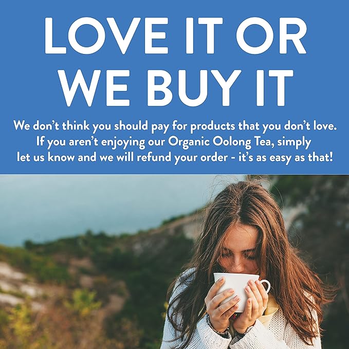 FGO Organic Oolong Tea, Eco-Conscious Tea Bags, 100 Count, Packaging May Vary (Pack of 1)