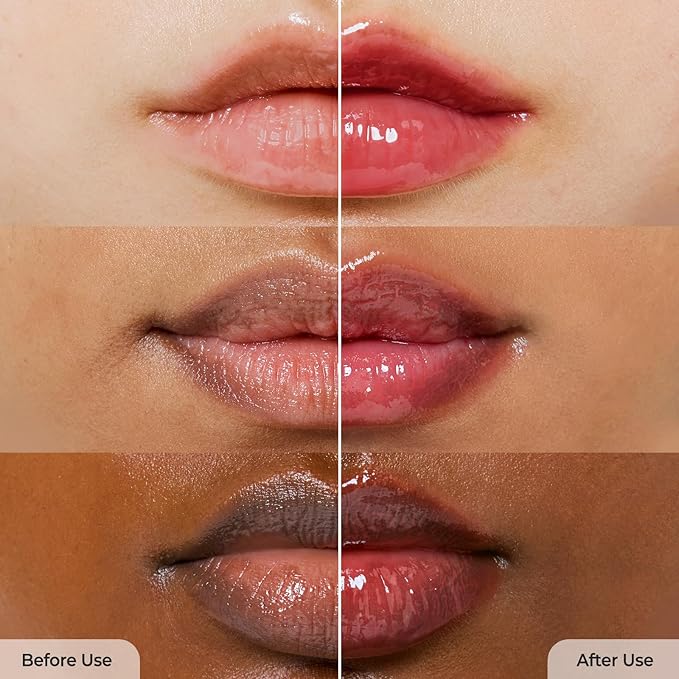 Laka Fruity Lip Glotioner, 10ml/0.33 fl.oz, Lip Gloss with High Shine Vivid Colors, Jelly tip for Hygienic & Easy Application, Plumping Conditioner, Vegan, K-Beauty (#707 Tweed)