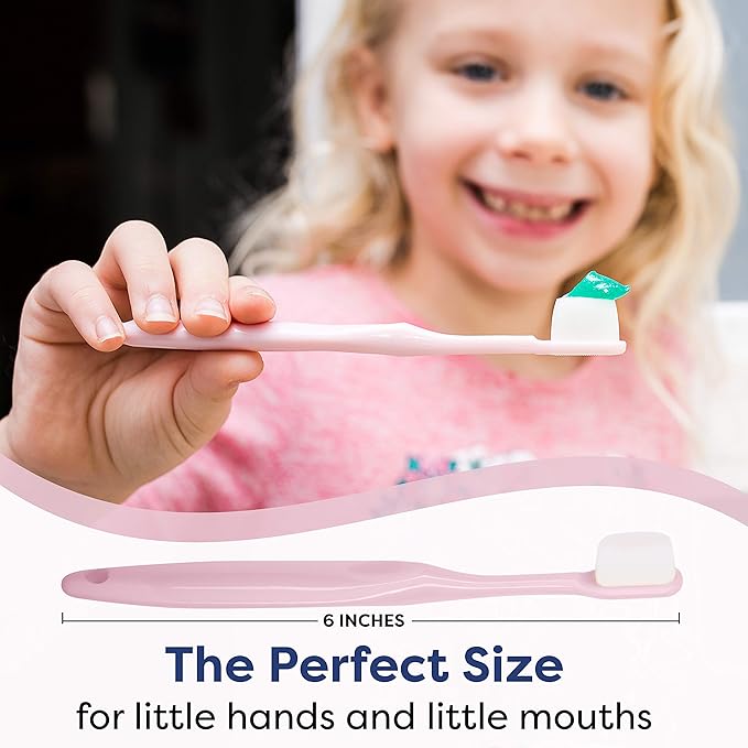 Nano Toothbrush for Sensitive Gums - Extra Soft, Perfect for Kids (4 Pack)