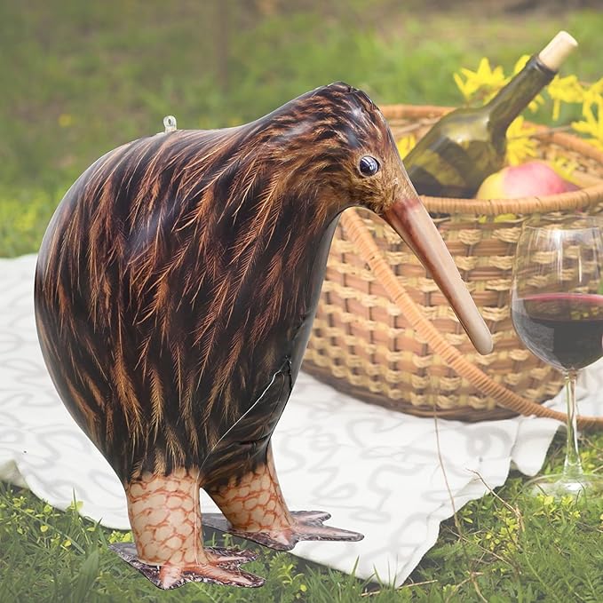 Jet Creations 18" L Inflatable Kiwi Bird – Realistic Brown Wildlife Animal Figure, New Zealand Flightless Bird Toy for Kids, Party Decorations, Pool Float, Home & Yard Décor, Educational Gift
