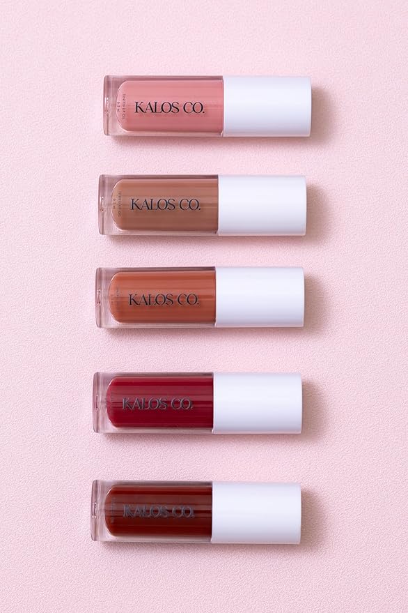 Tinted Lip Oil with Tallow & Lanolin – Hydrating Balm-Gloss Hybrid with Cherry Seed Oil & Castor Oil – Natural Mineral Pigments, Nourishing Moisture, Non-Sticky Shine (5 Shades) (Poppy)