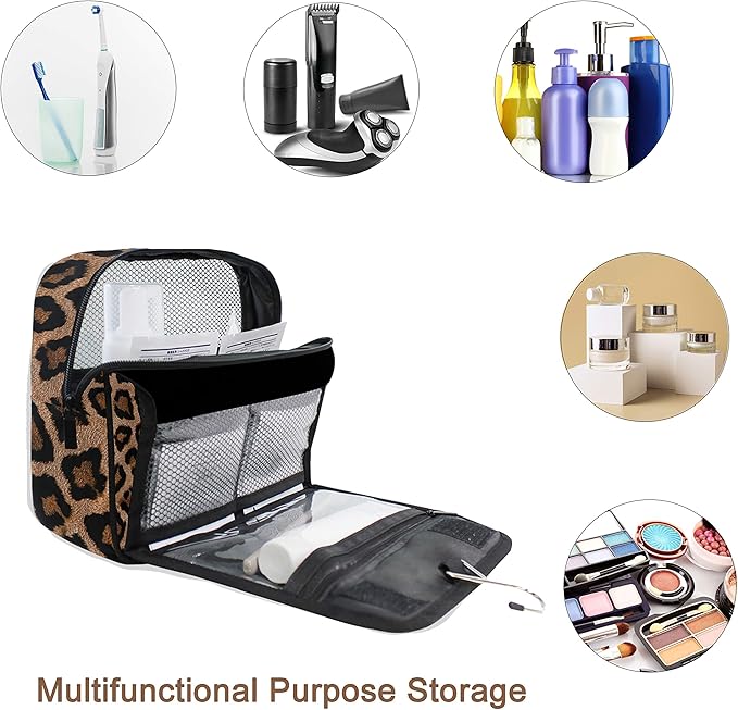 senya Hanging Travel Toiletry Bag Kit Makeup Case Cosmetics Organizer for Men Women